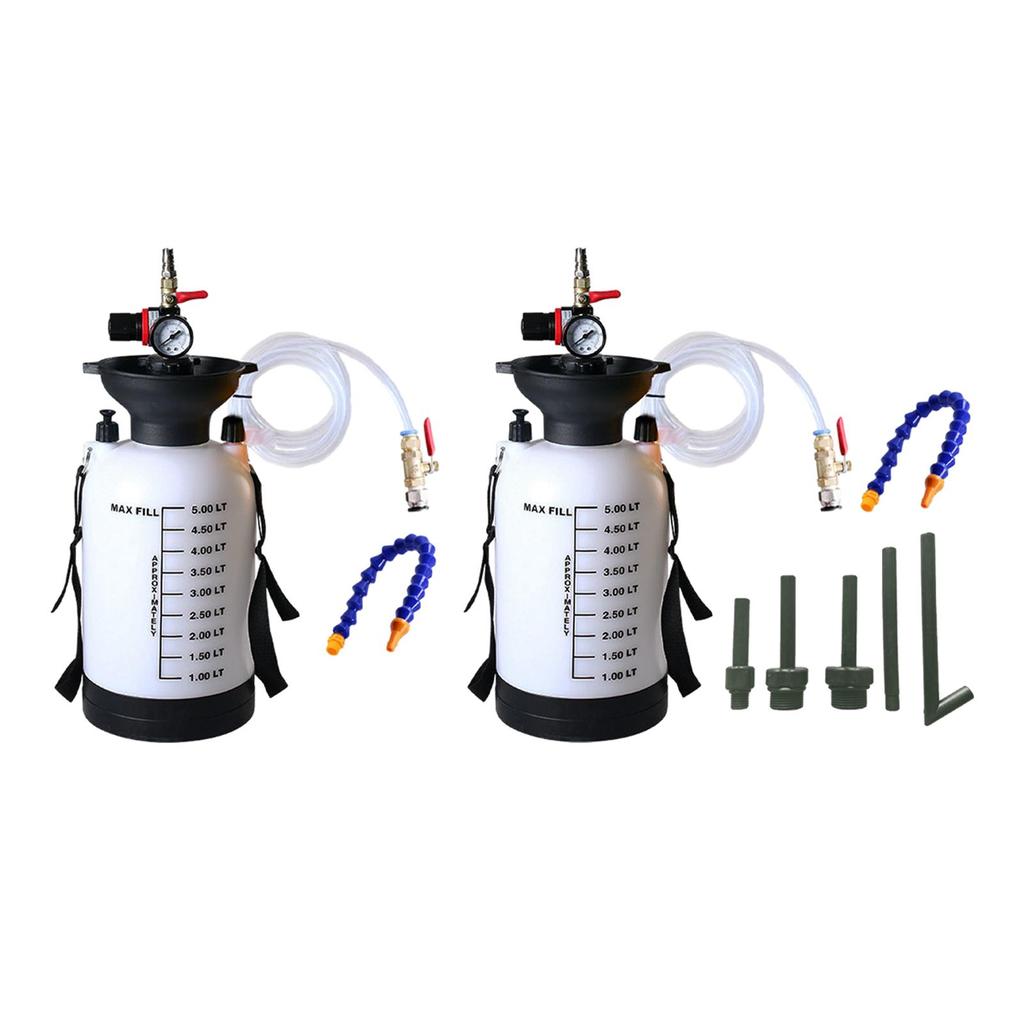 5L Atf Refill Dispenser Automotive Car Transmission Fluid Pump Pneumatic Gearbox Oil Transfer Pneumatic Fluid Extractor Oil Tank
