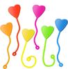10/50Pcs Funny Sticky Hands Sensory Toy Palm Elastic Heart Foot Christmas Sticky Wall Climbing Squishy Toy For Kids Adult