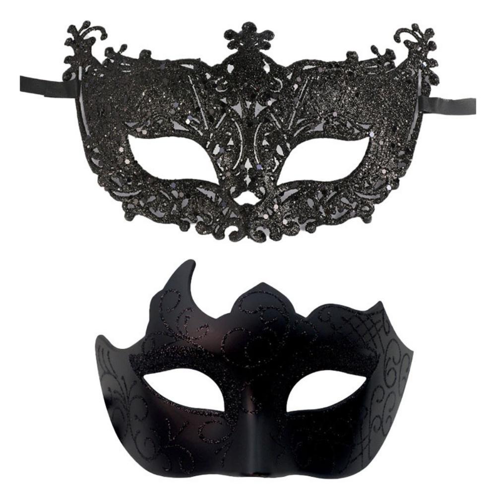 2PCS/set Couple Masks Venetian Masquerade Party Painted Mask Eye Mask Performance Dance Carnival Party Costume Cosplay Props
