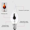 Эффект пламени Энергосберегающая Свеча Хвост Домашняя Свеча Лампа-наконечник Светодиодная Лампочка Ночник Свеча
