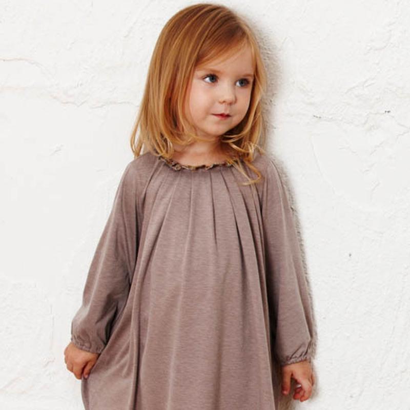 Детское хлопковое платье YUBAOBEI