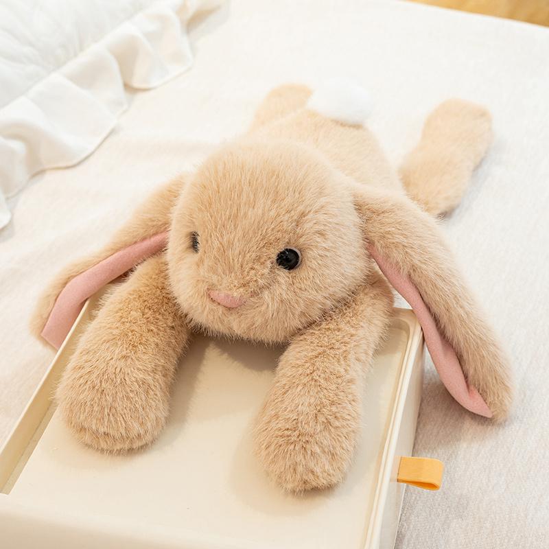 45cm Cute Loppy Eared Rabbit Plush Doll Kawaii Soft Plush Bunny Rabbit Plush Toys Stuffed Animal Pillow Appease Toy Kids Gifts
