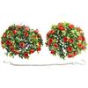 Grass Ball Rose Flower Balls Stage Topiary Hanging