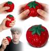 Игрушка-антистресс в форме клубники, медленно возвращающая форму. Мягкая игрушка для тренировки рук и сенсорной игры.