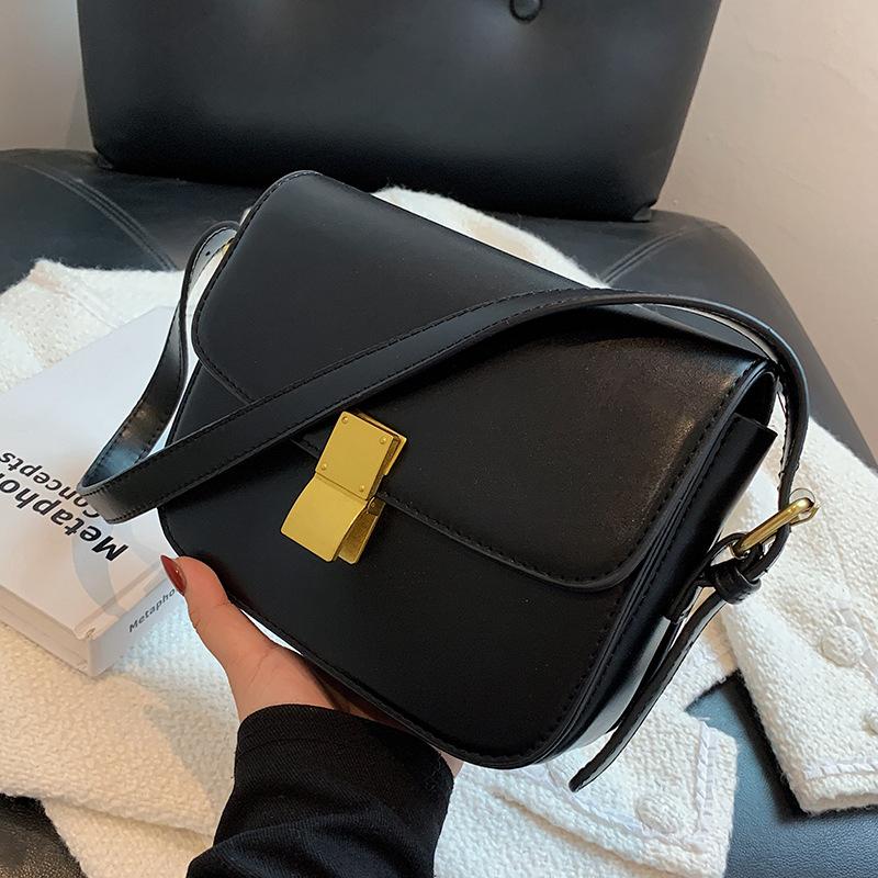 2025 маленькая сумка женская весна и лето новая нишевая коричневая сумка-тофу сумка-мессенджер высококлассная на плечо маленькая квадратная сумка