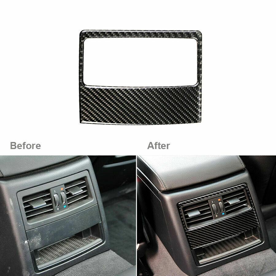Real Carbon Fiber Rear Air Vent Outlet Cover For 05-2012 BMW 3 Series E90 E92/93
