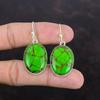 Copper Green Turquoise Earring 925 Sterling Silver Earrings Gemstone Earring Dainty Jewelry Handmade Earring Silver Jewelry Engagement Gifts