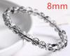 Genuine Natural Black Rutilated Quartz Classic Gold Bracelet Clear Beads Wealthy Crystal Women Men 7mm 8mm 9mm 10mm 11mm AAAAA