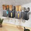Easy To Clean Wall Mounted Utensil Holder Cutlery Holder Kitchen Drying Rack
