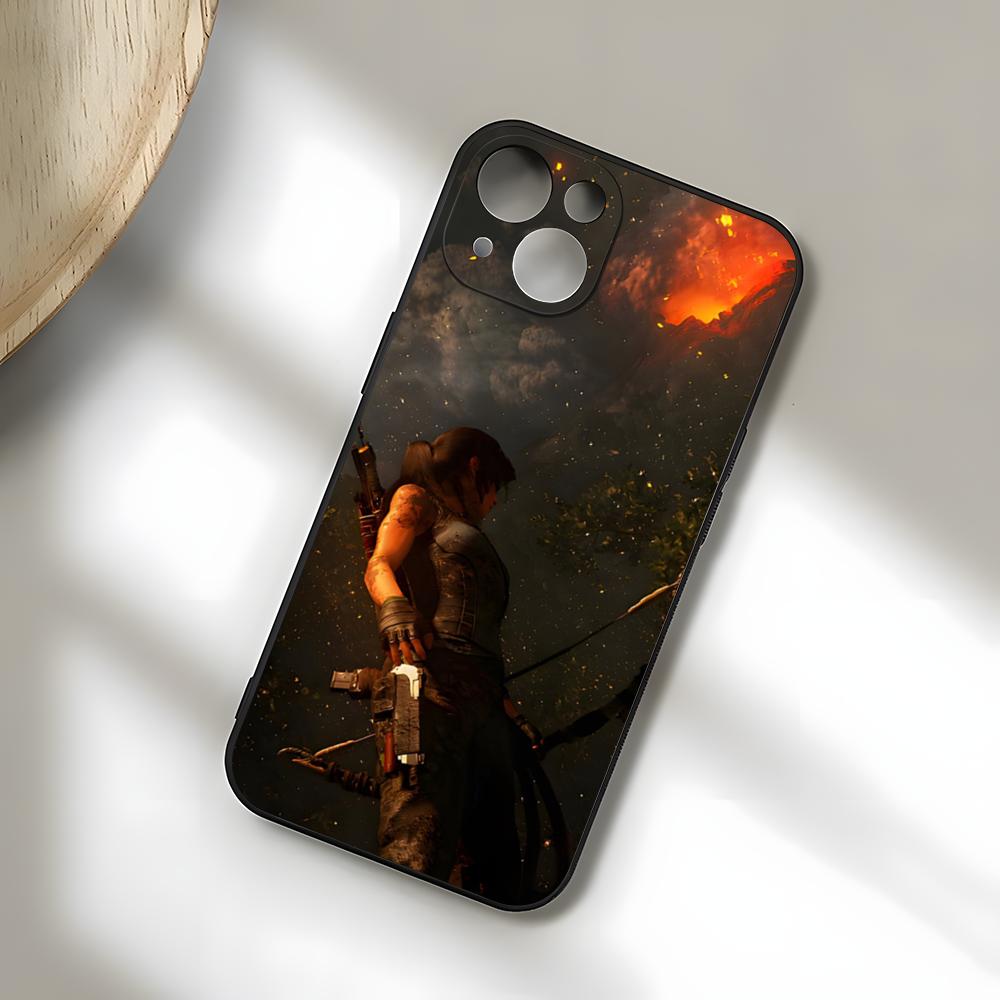 Tomb Raider Game Phone Case For IPhone 17 Pro Max 15 Pro 16 14 Plus 12 13 Mini 11 Pro Shockproof Soft Cover