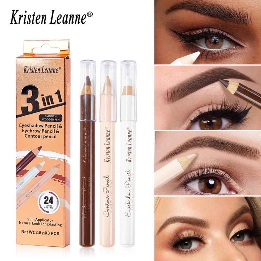 Kristen Leanne Repair Concealer Eyeliner 3 набора из 3 наборов водостойкого карандаша для бровей
