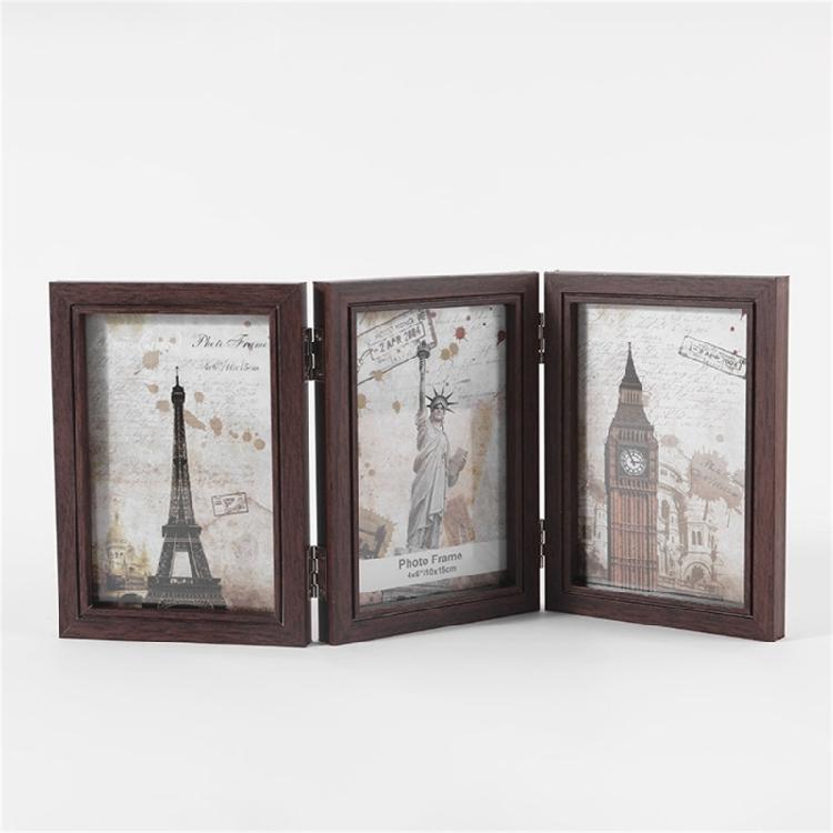 2/3 Коллаж из фоторамок Складная фоторамка на шарнирах Декор для дома на стол Свадебный Подарок на День Рождения для Женщин Мамы