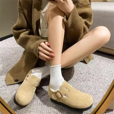 Женские весенне-осенние новые туфли на сплошной платформе с закрытой пяткой, увеличивающие рост, модная ретро-обувь