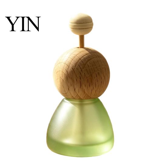 Aromatherapy Gift Set Reed Diffuser Bottle with Stick, Fragrance Empty Glass Bottle, Fiber Sticks for Essential Oil Home Bedroom Office Bathroom Decor