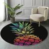 Cartoon Style Round Rug Washable Bedroom Round Area Rugs for Entryway,Soft Living Room Circular Rugs,Geometric Circle Design