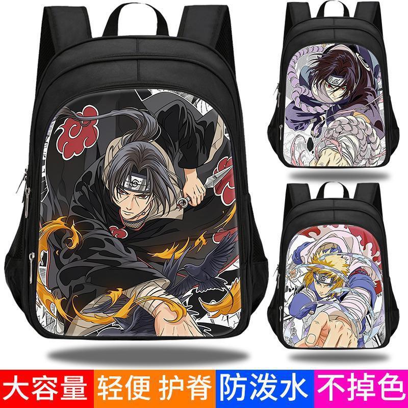 Anime-Themed Kids School Backpack Boys Girls - Large Capacity Waterproof Spine-Protective Dual-Zipper Bag Elementary