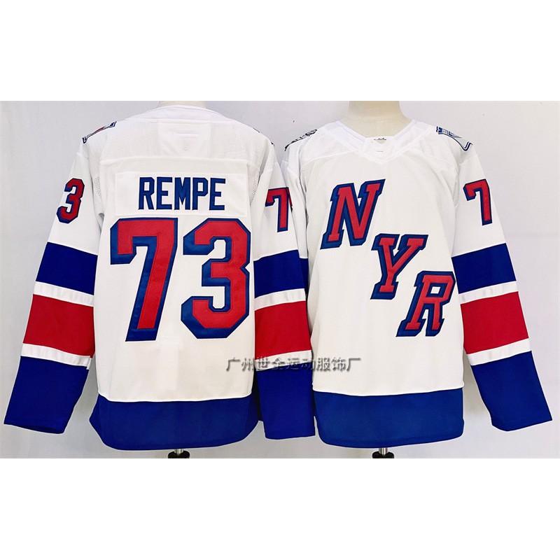Rangers Hockey Jersey 2026 Vintage Style Embroidered Ice Practice Uniform Men