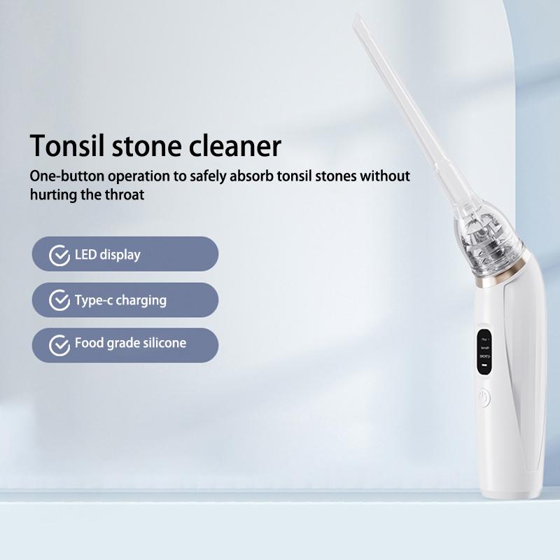 Electric Tonsil Stone Remover Tonsil Stone Removal Kit Vacuum With Irrigation Syringe Instant Suction Tonsil Stone Removal