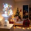 360 Dynamic Rotating Projector Light LED Christmas Starry Sky Projector Light USB Powered Atmosphere Night Light For Room Decor