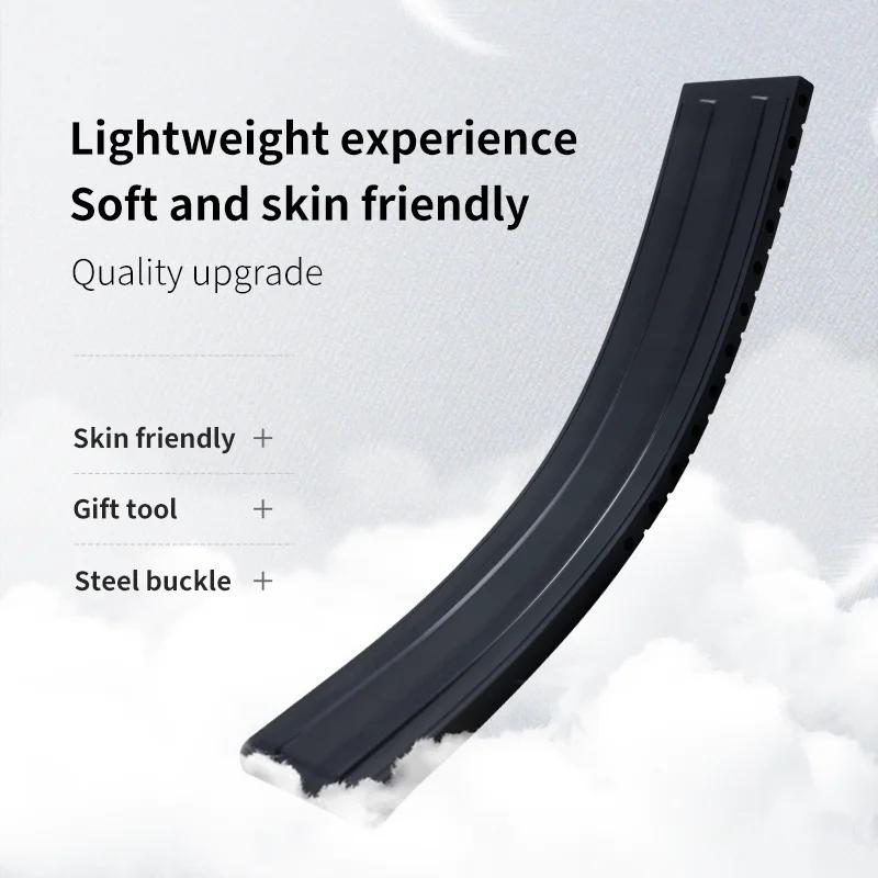 Роскошный ремешок для часов Мужской 18/19/20/21/22 мм Браслет по размеру Аксессуары Для Armani Omega Citizen Hamilton Casio Умные часы Ремешок