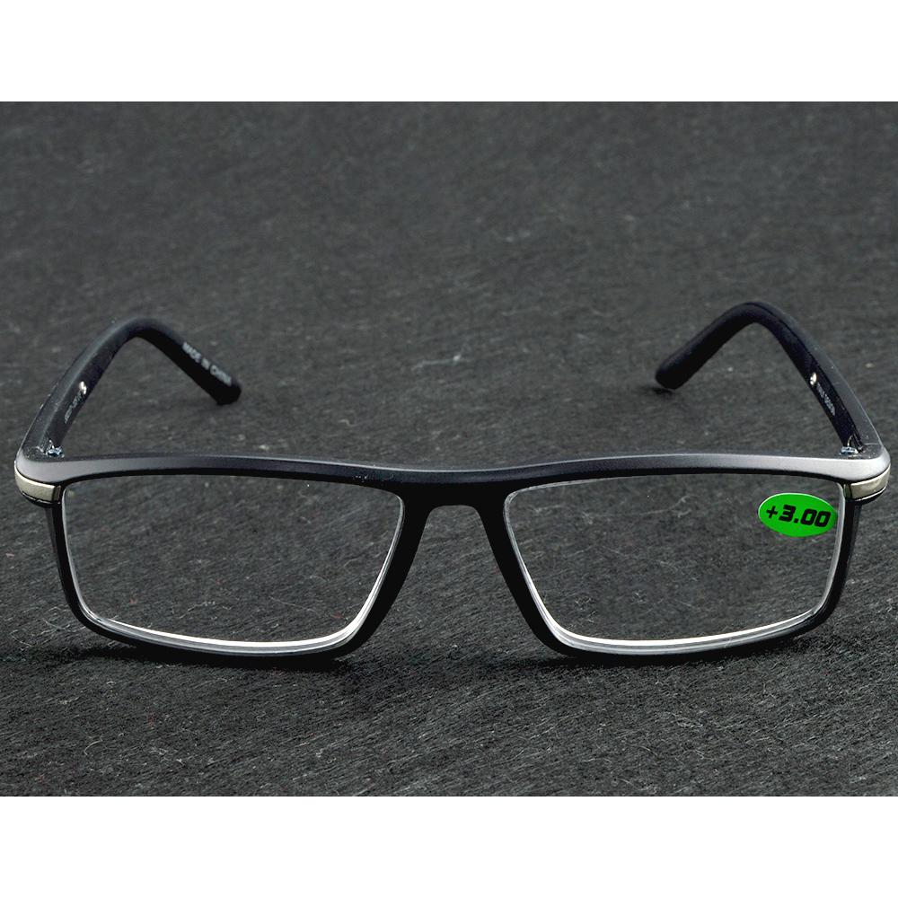 Высококачественные очки Reaging во всю оправу, ретро, ​​винтажные, прямоугольные, прозрачные или черные очки +1 от +1,5 до +4