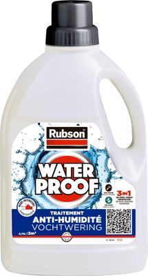 Гидроизоляционное покрытие - RUBSON - Waterproof - Обработка влажных стен - Внутренние стены - Бесцветный - Канистра 0,75 л