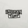 ONITSUKA TIGER Графическая футболка однотонная пуловер удобная футболка с круглым вырезом унисекс топы белая 2183B600-100