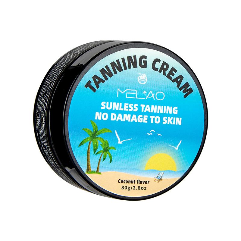 MELAO Tanning Accelerator Cream Gel Bronze Skin Wheat Color 2pcs Fast-Acting Natural Glow