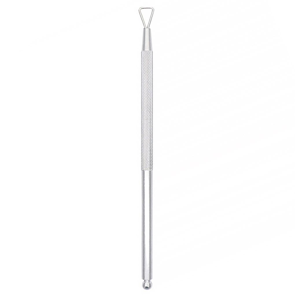 Dual-head Nail Cuticle Pusher Spoon Stainless UV Gel Polish Removal Trimmer Dead Skin Grinding Rod Manicure Tool Dropship