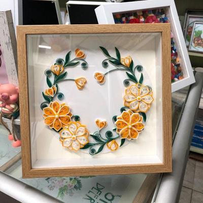 Xianci A4 3D Полая Рамка для Фото из Массива Дерева для DIY Квиллинг Живописи Украшений, Квадратная Рамка для Фотографий A3 для Настольной Демонстрации