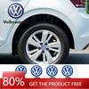 Для VOLKSWAGEN VW Стайлинг Автомобиля Наклейка-Значок Декорация Центрального Колпачка Ступицы Колеса Авто Аксессуары для Модификации Для Volkswagen Jetta Passat