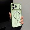 Официальный магнитный чехол для телефона для For Iphone 17 Air 13 11 12 14 1 16 Pro Max Plus Большое окно Защитная крышка с поддержкой беспроводной зарядки