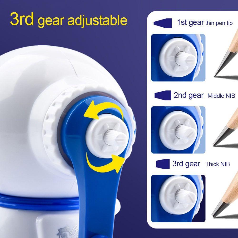 Prize Automatically Enters Lead Third Gear Adjustable Hand-cranked Mechanical Tool Pencil Sharpener