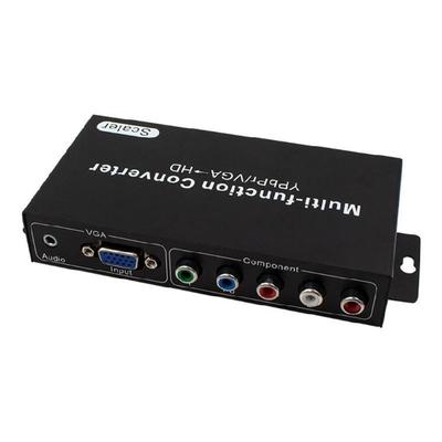 Конвертер YpbPr/ VGA в HDTV 1080P для легкой передачи видео и аудио для ПК, ноутбука, дисплея, компьютера, проектора