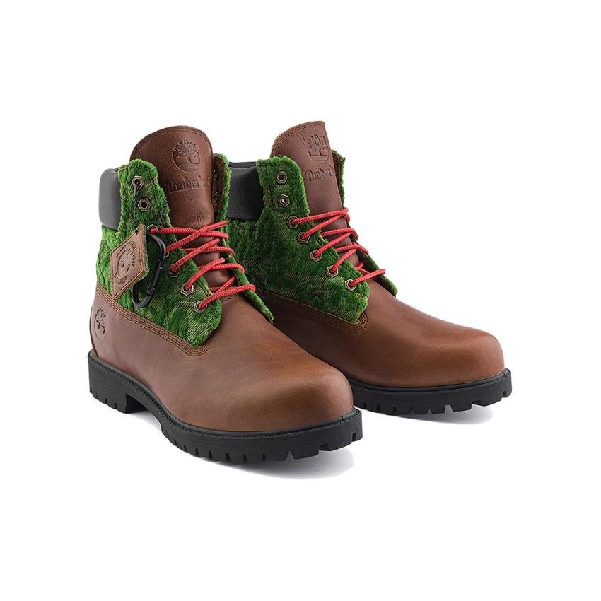 Timberland Прочные амортизирующие короткие уличные ботинки мужские ботинки коричневые A2NU3W