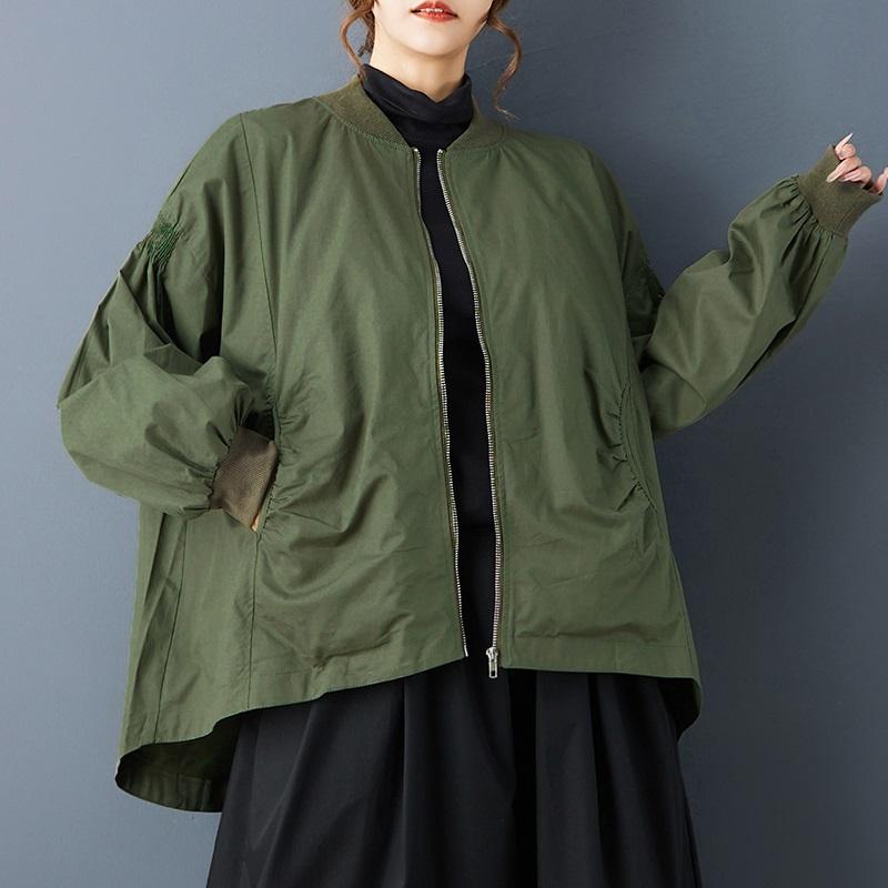 Long Sleeve Plus Size Cotton Jaket Causal Loose Spring Autumn Women Jacket Coat