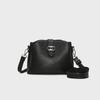 Genuine Leather Women's Bag Fashionable Casual Large Capacity Bucket Bag Cowhide Single-shoulder Crossbody Bag