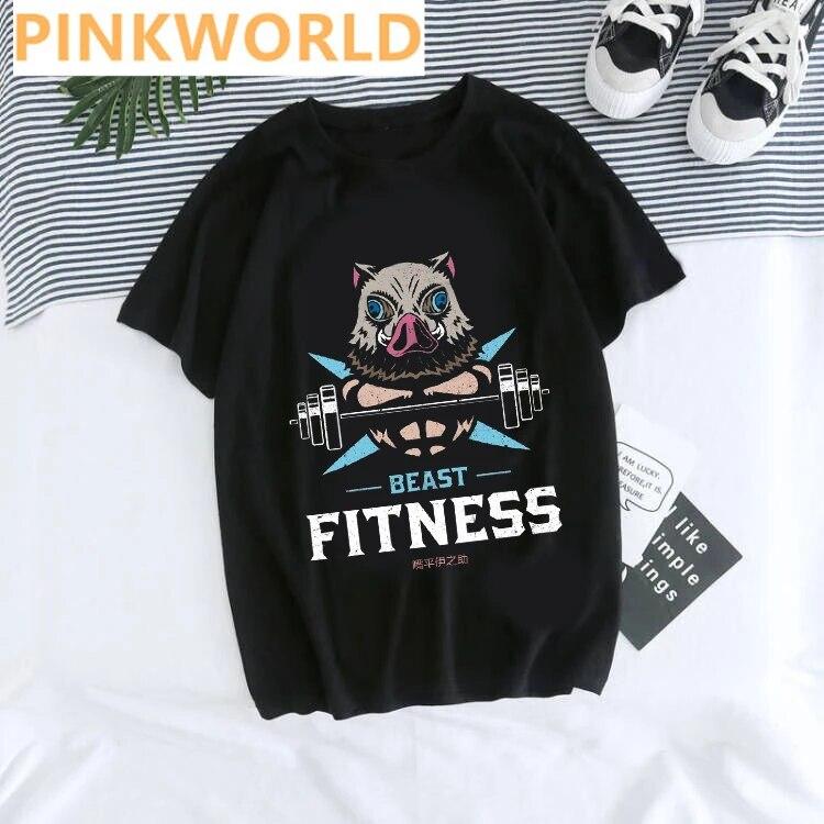 Japanese Anime Cartoon Funny Fashioin WoUnisex T-shirt Print Ladies T-shirt Casual Basis O-collar Black Shirt Short Sleeve Tshirt