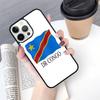 Чехол для телефона Флаг Конго Для iPhone 17 Air 16 15 14 Plus Для apple 16 11 12 13 Pro Max coque