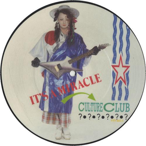 7-дюймовая пластинка CULTURE CLUB - It's A Miracle VSY662 Virgin 1984 UK Поп Б/У