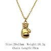 Подарки на день рождения Аксессуары для браслета Золотой цвет Талисман Амулет 45см или 70см Длинная цепочка Ожерелье Дешевые вещи Колье-чокер