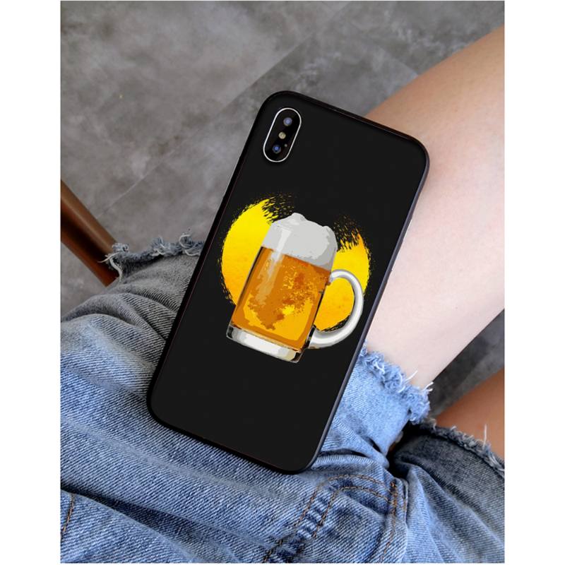 YNDFCNB for man beer mug with foam Phone Case for iphone 11 12 Mini Pro Max X XS MAX 6 6s 7 8 Plus 5 5S 5SE XR SE2020
