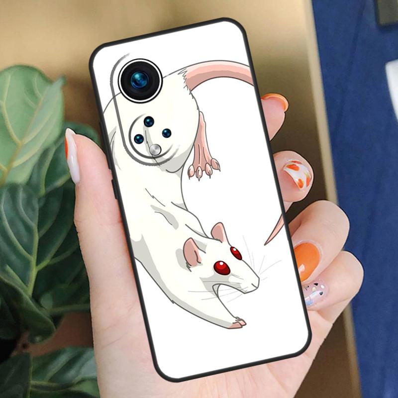 Милый Чехол для Крыс Ратти для Honor X8b X9b X9a X8a X8 X9 X9c 50 70 90 Lite Honor 200 Pro Magic 7 5 6 Lite Чехол