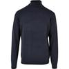 Pull Col Roulé - Urban Classics - Bleu Marine - Viscose Et Nylon - Coupe Ajustée - Confort Optimal