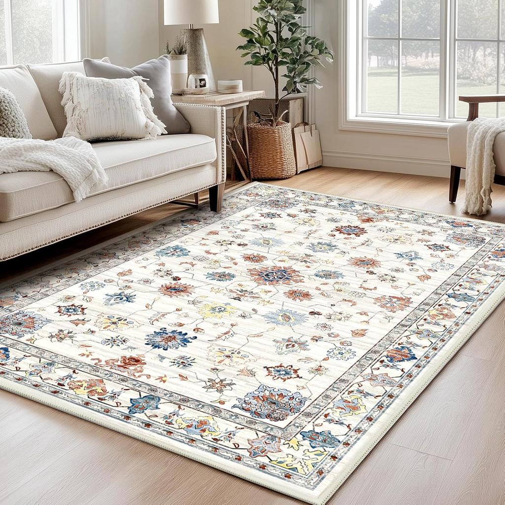 Роскошные персидские ковры большого размера, украшение гостиной, домашний противоскользящий ковер для спальни, коврик для дивана и стола, можно стирать