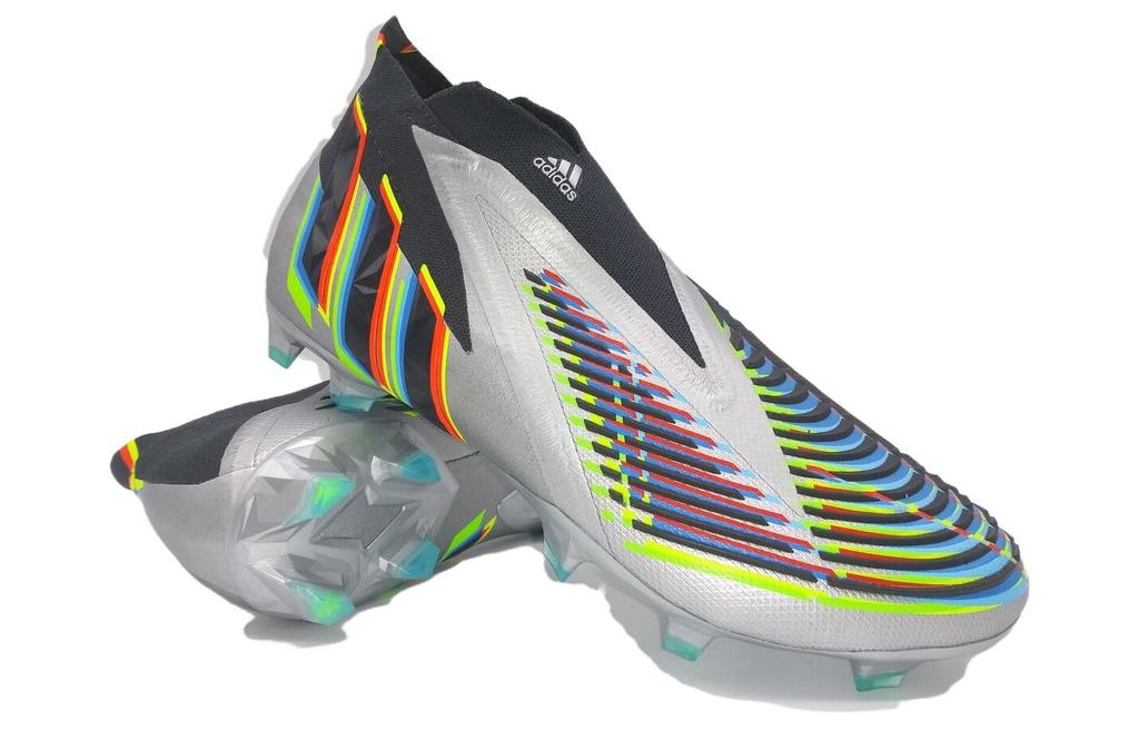 adidas Predator Edge+ FG 'Серебристый Металлик Черный' HR1560