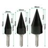 Wood Splitter Drill Bit Set, Hex Round Square Shank Cone Drill for Firewood, Step Drill Bit for Electric Drill Woodworking Tools