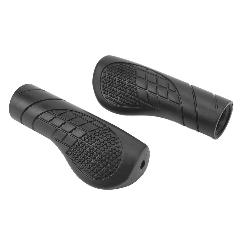 1 Pair Bicycle Grips Plastic Antiskid Shock Absorption Handlebar Grips For Mountain Cycling