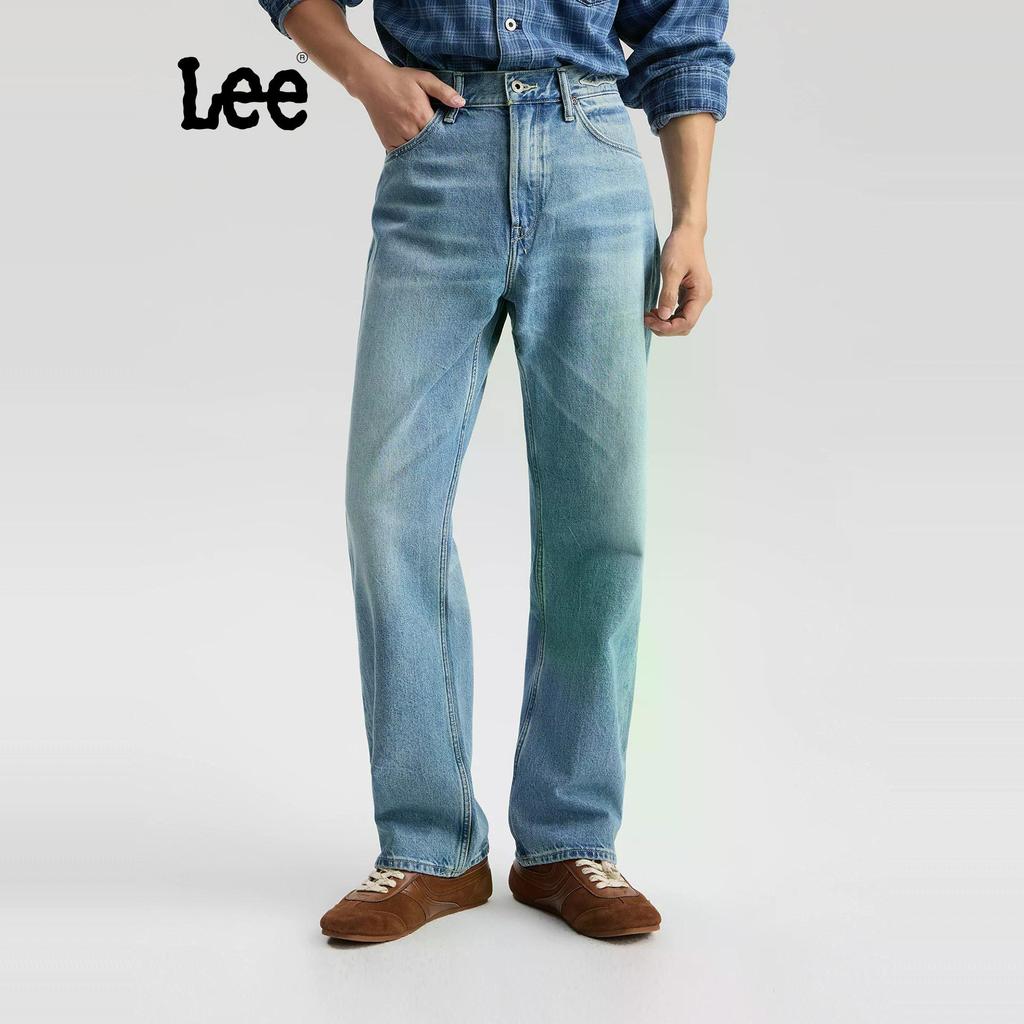 Lee Jeans Men's Light Blue Moderate Straight Fit Pants LMB010141203414A09323