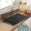 Kitchen Multi-Layer Storage Basket Floor Oven Microwave Cart Pot Rack Moving Fruit Trolley Rack Kitchen Trolley Storage Basket